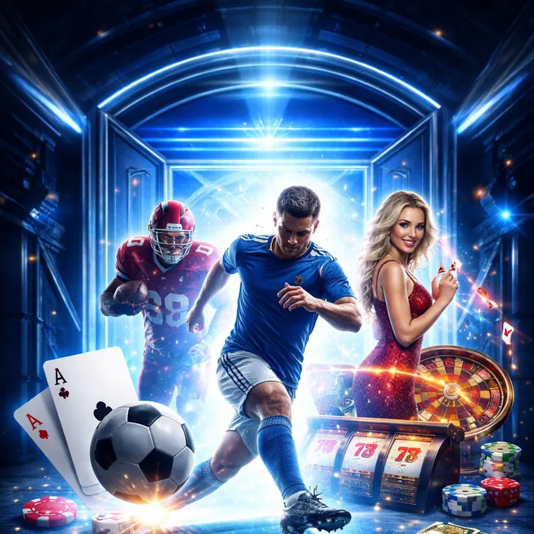 Overview of various online table games with cards and chips
