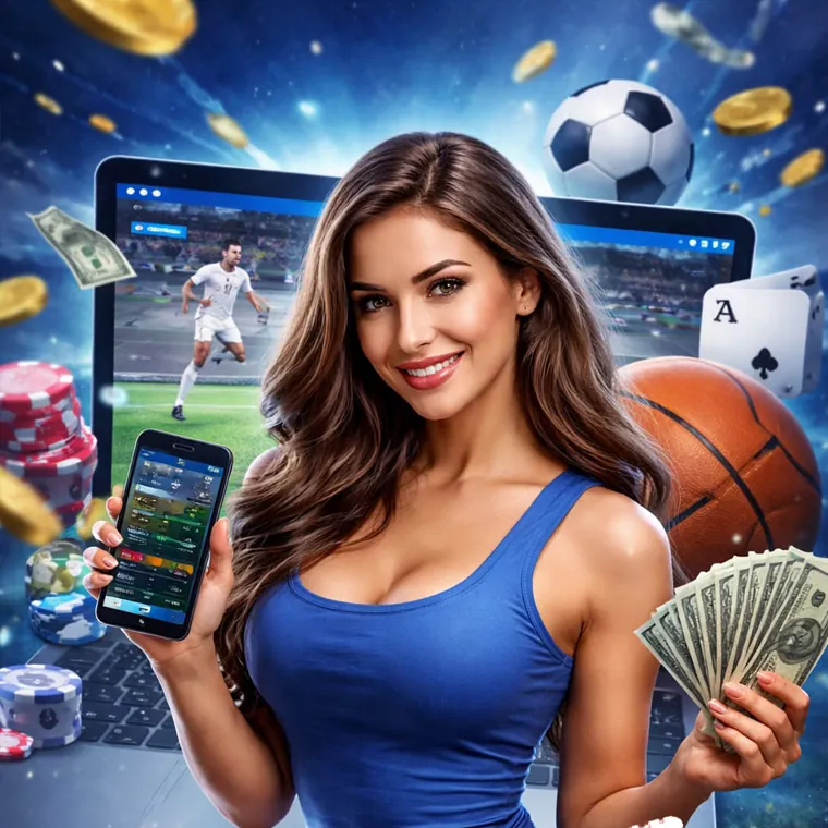 Roulette wheel and betting layout on an online table game